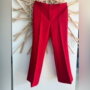 Ann Taylor Red Women's Pants Trousers sz 12P vivid stretch high quality material